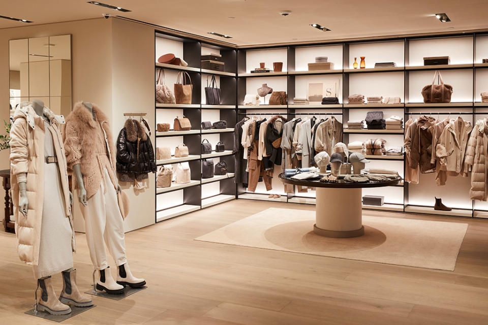 A glimpse inside Brunello Cucinelli’s expanded Madison Avenue flagship. - Credit: Justin Bridges for Brunello Cucinelli