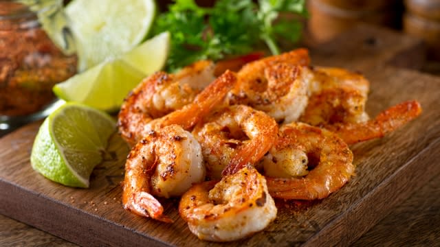 Grilled shrimp