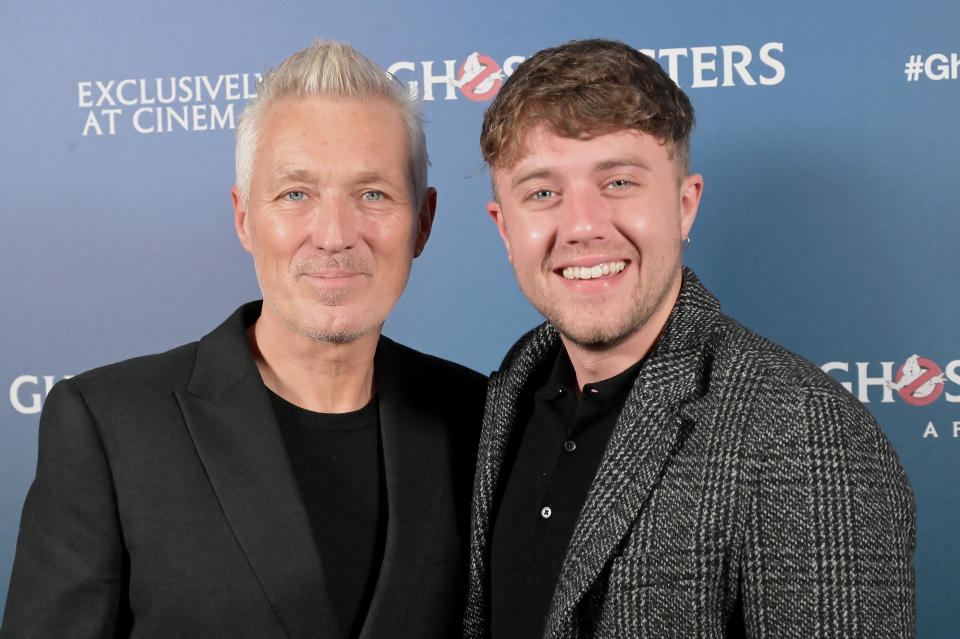 LONDON, ENGLAND - NOVEMBER 15: Martin Kemp and Roman Kemp attend the 