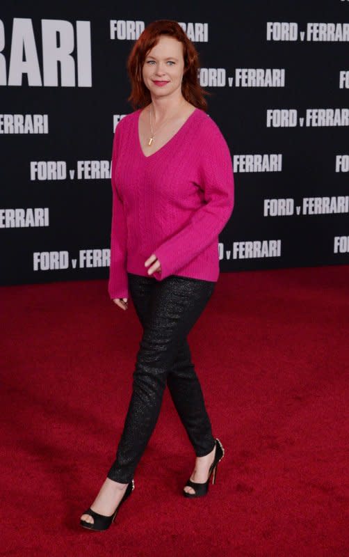 Thora Birch attends the premiere of "Ford v Ferrari" at the TCL Chinese Theatre in the Hollywood section of Los Angeles on November 4, 2019. The actor turns 42 on March 11. File Photo by Jim Ruymen/UPI