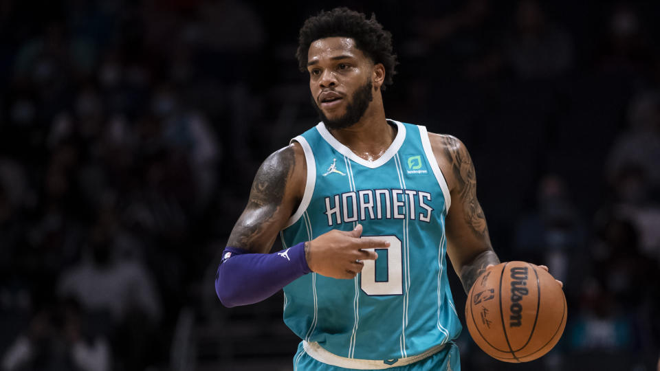 Charlotte Hornets forward Miles Bridges (0) 