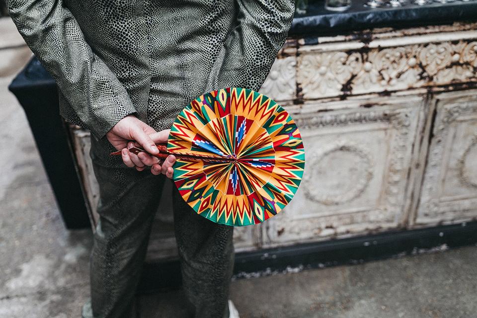 My mum brought these beautiful fans from Ghana as wedding favors.