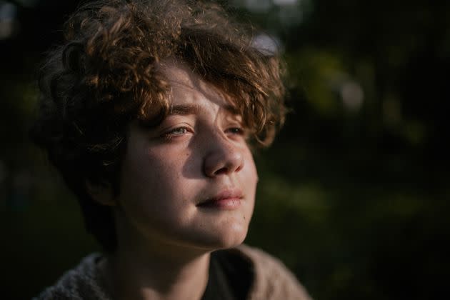 Fischer Wells, 13, felt called to tell her story and testify against the Republican-run legislature's transgender sports ban that became Kentucky law in April. (Photo: Alton Strupp for HuffPost)