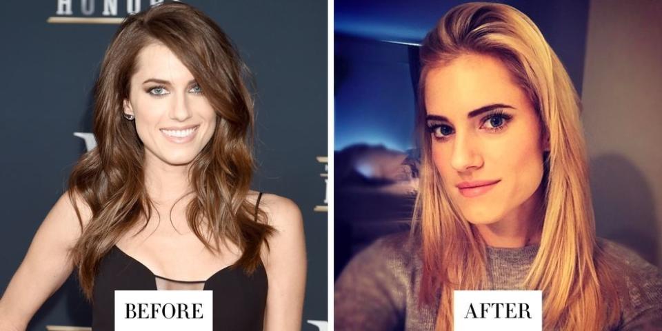 <p><strong>When:</strong> 8 February</p><p><strong>Style change:</strong> <em>Girls</em> star Allison Williams marked the end of the <em>Girls </em>era with a big hair change which she went on to debut on the cover of Allure magazine. </p>