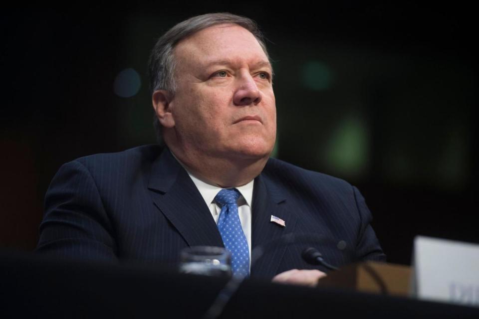 CIA director Mike Pompeo, pictured, had a secret meeting with Kim Jong-Un in North Korea (AFP/Getty Images)