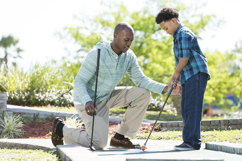 30) Set Up Backyard Putt-Putt