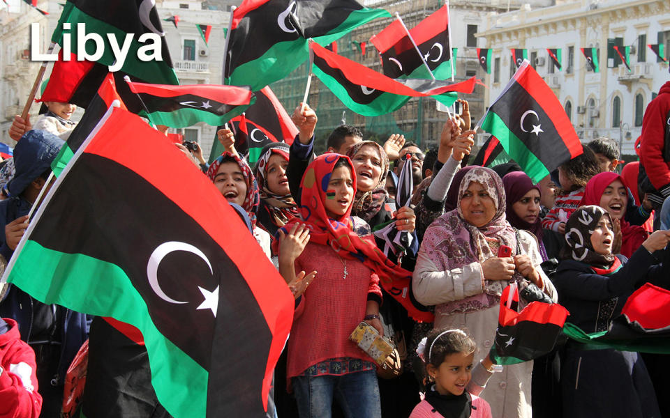 Libya is the 10th least peaceful country