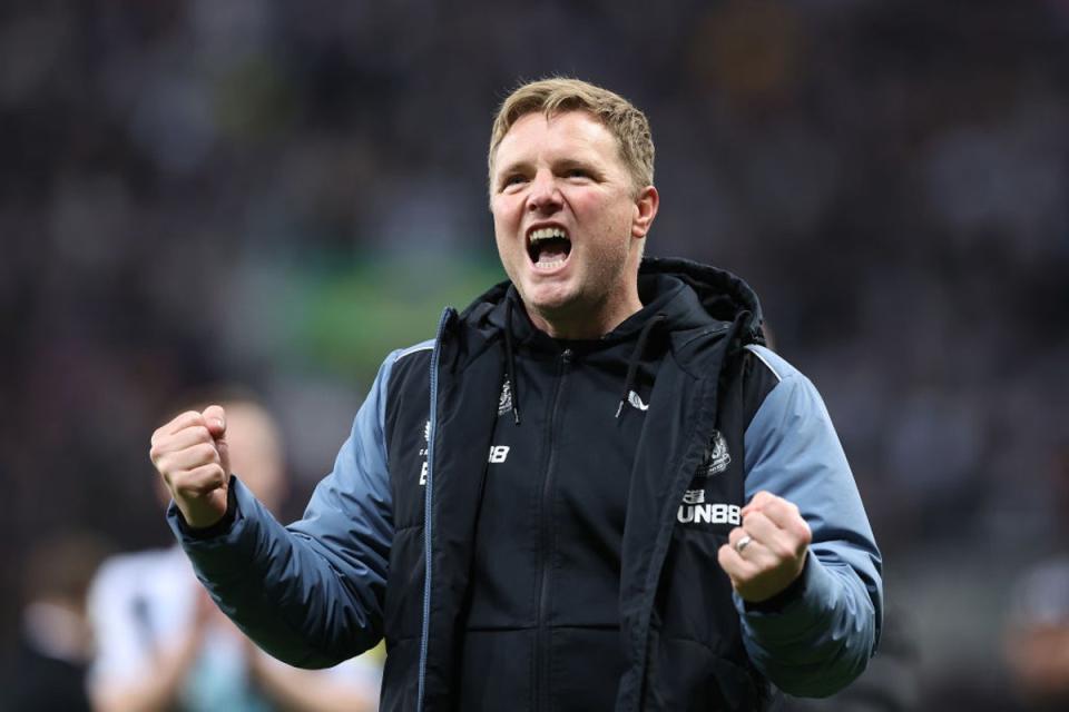 Eddie Howe leads Newcastle back into the Champions League in a mouthwatering group (Getty)