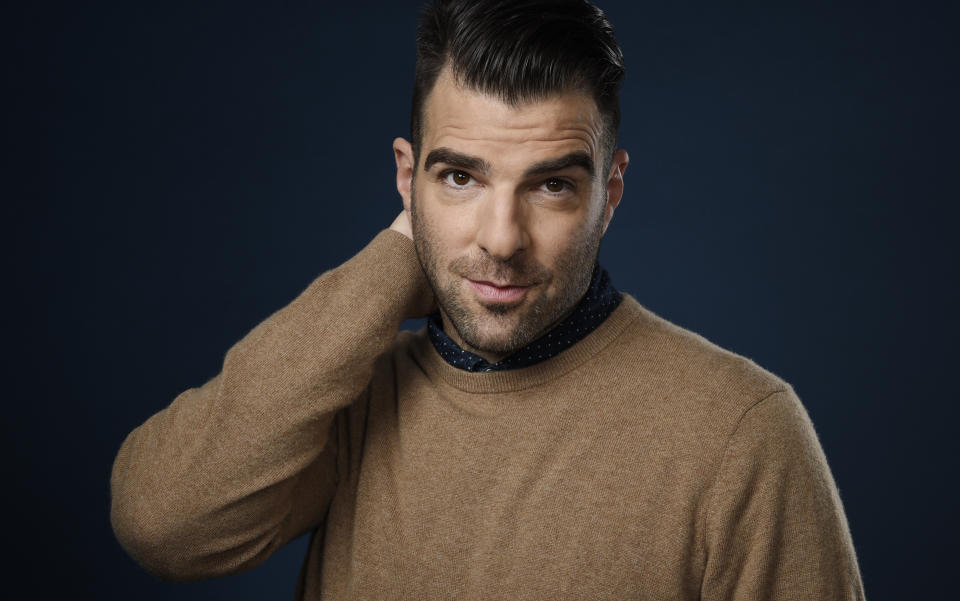 FILE - Actor Zachary Quinto poses for a portrait on Friday, March 30, 2018, in Los Angeles. (Photo by Chris Pizzello/Invision/AP, File)