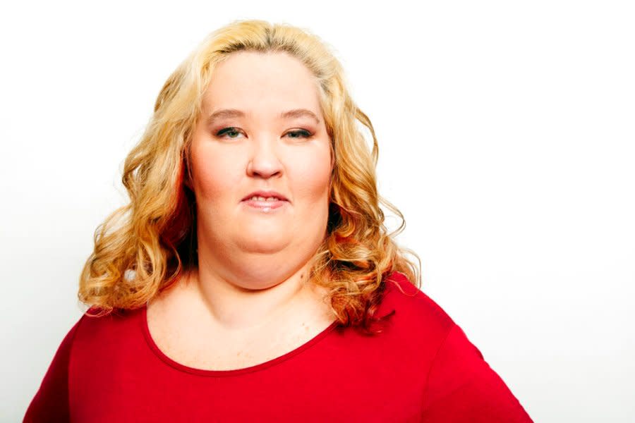FILE – In this Dec. 3, 2015 file photo, June Shannon, better known as Mama June, poses for a portrait in New York. Shannon has been arrested on drug charges in Alabama. News outlets report that Shannon and a friend, Eugene Doak, were arrested March 13 at a gas station in Macon County where he was heard threatening her. The reports say that in the course of the investigation authorities found drugs and drug paraphernalia. The 39-year-old Shannon is the mother of Alana “Honey Boo Boo” Thompson, who starred in a reality TV show on TLC. (Photo by Dan Hallman/Invision/AP, File)