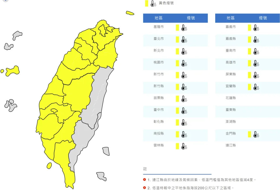 &#x006c23;&#x008c61;&#x005c40;&#x0091dd;&#x005c0d;&#x0057fa;&#x005317;&#x005317;&#x006843;&#x007af9;&#x0082d7;&#x004e2d;&#x005f70;&#x006295;&#x0096f2;&#x005609;&#x005357;&#x00ff0c;&#x004ee5;&#x0053ca;&#x009ad8;&#x005c4f;&#x005b9c;&#x008207;&#x0091d1;&#x009580;&#x00767c;&#x005e03;&#x009ec3;&#x008272;&#x004f4e;&#x006eab;&#x007279;&#x005831;&#x00ff08;10&#x002103;&#x004ee5;&#x004e0b;&#x00ff09;&#x003002;&#x00ff08;&#x005716;&#x007247;&#x004f86;&#x006e90;&#x00ff1a;&#x006c23;&#x008c61;&#x005c40;&#x00ff0c;&#x004e0b;&#x00540c;&#x00ff09;