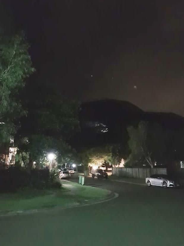 Lauren claims she spotted a UFO during a walk with her son. Photo: Facebook/LaurenKurth