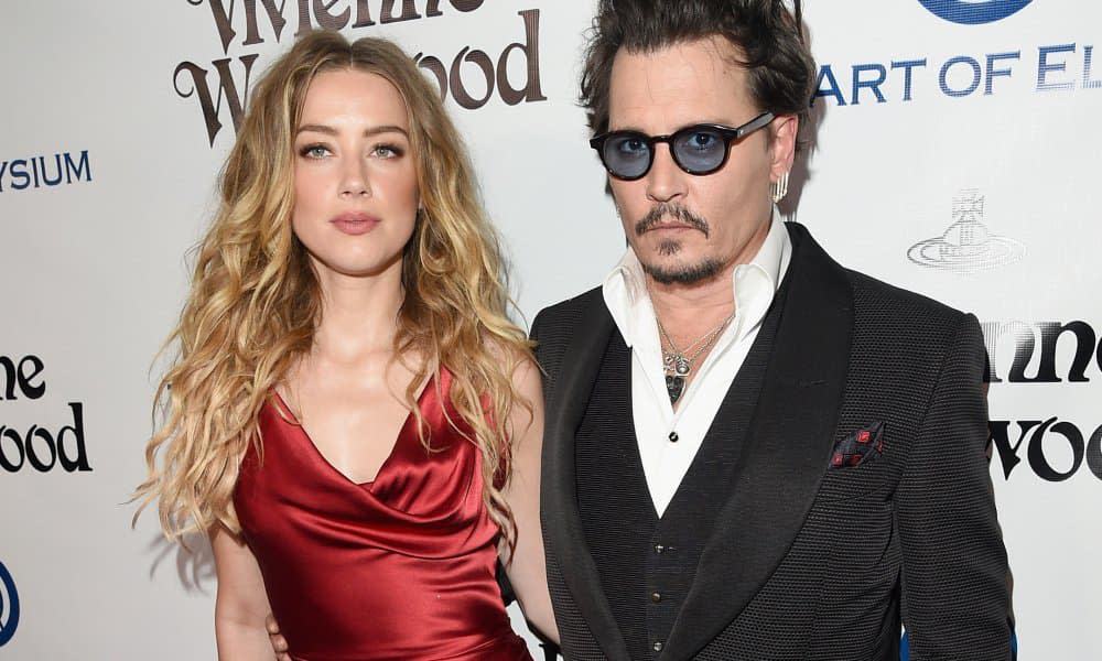 Amber Heard et Johnny Depp en janvier 2016 - Jason Merritt - Getty Images North America - AFP