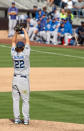 SAN DIEGO, CA - SEPTEMBER 25: Clayton Kershaw #22 of the Los Angeles Dodgers prepares to throw the ball during the 7th inning on his way recording his 21st win of the season during the game against the San Diego Padres at Petco Park on September 25, 2011 in San Diego, California. (Photo by Kent C. Horner/Getty Images)