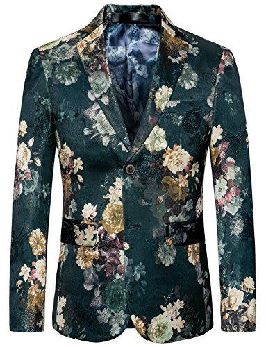 <p><strong>MOGU</strong></p><p>amazon.com</p><p><strong>$62.99</strong></p><p>Not a traditional suit type of guy? We hear you. This printed floral number is equal parts laidback and cool. </p>