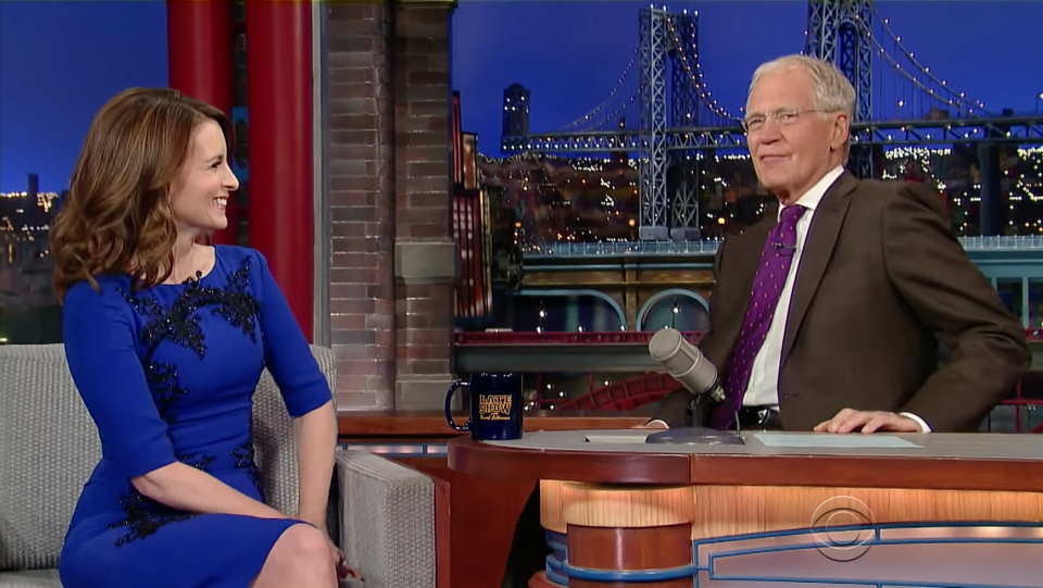 Tina Fey on The Letterman Show