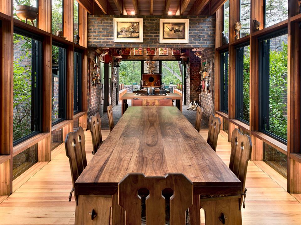 The dining room inside the House of the Big Arch