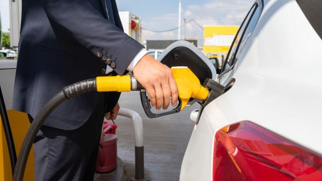 Fuel pumps at a BP gas station in Jersey City, New Jersey, U.S., on News  Photo - Getty Images