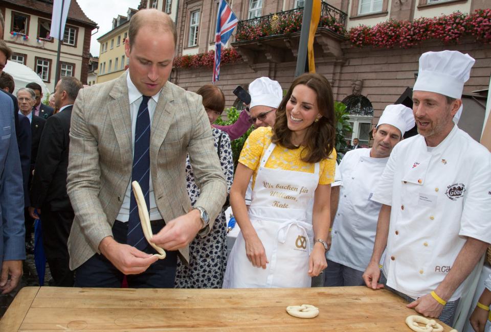 Kate Middleton y el príncipe William se vuelven panaderos