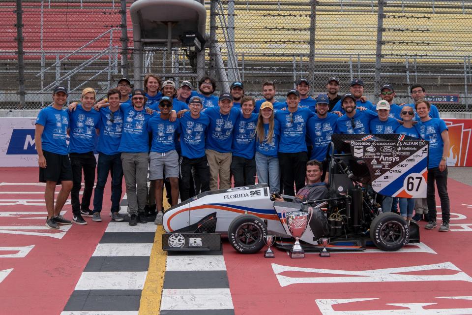 Gator Motorsports placed third in the annual Formula SAE Michigan, held may 18-21 in Brooklyn, Michigan.