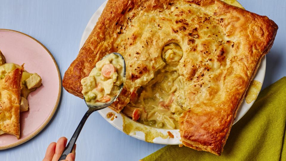 Green Curry Chicken Pot Pie