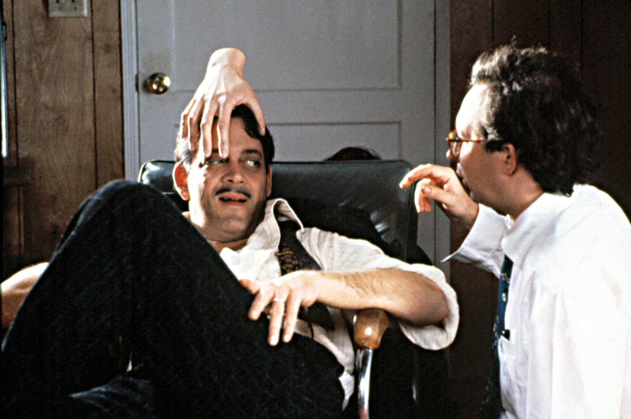 Barry Sonnenfeld directs Julia and Christopher Hart on the set of The Addams Family (Photo: Paramount/Courtesy Everett Collection)