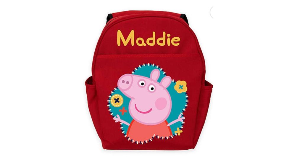 We love that you can personalize this for your favorite Peppa fan.