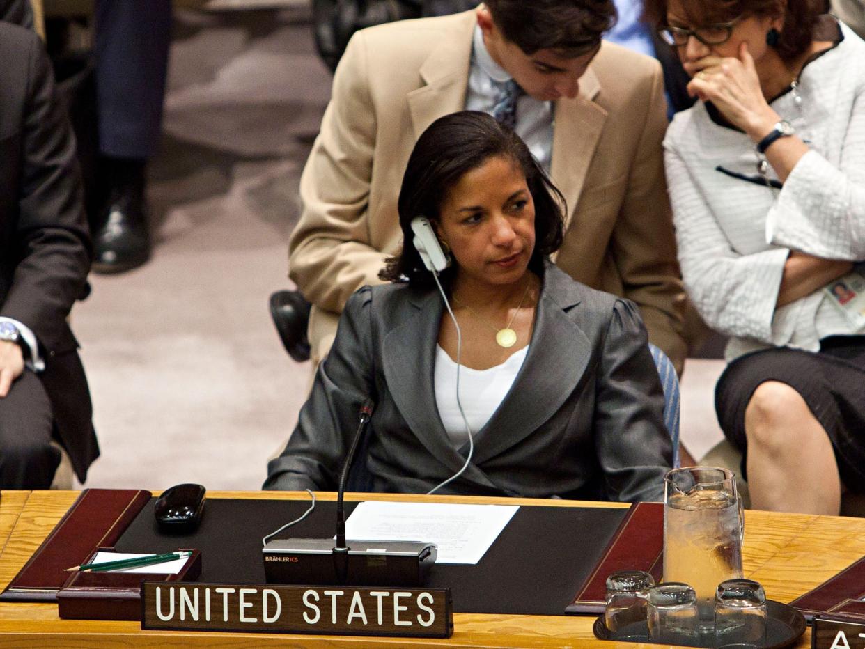 <p>Susan Rice, ex-US ambassador to the United Nations</p> (Getty Images)