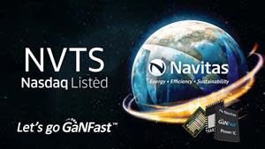 Navitas Semiconductor, industry-leader in gallium nitride (GaN) power ICs.