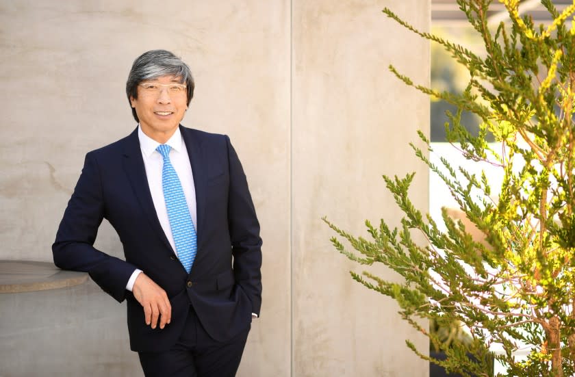 CULVER CITY-CA-MARCH 19, 2018: Dr. Patrick Soon Shiong is photographed at his office in Culver City on Monday, March 19, 2018. (Christina House / Los Angeles Times)