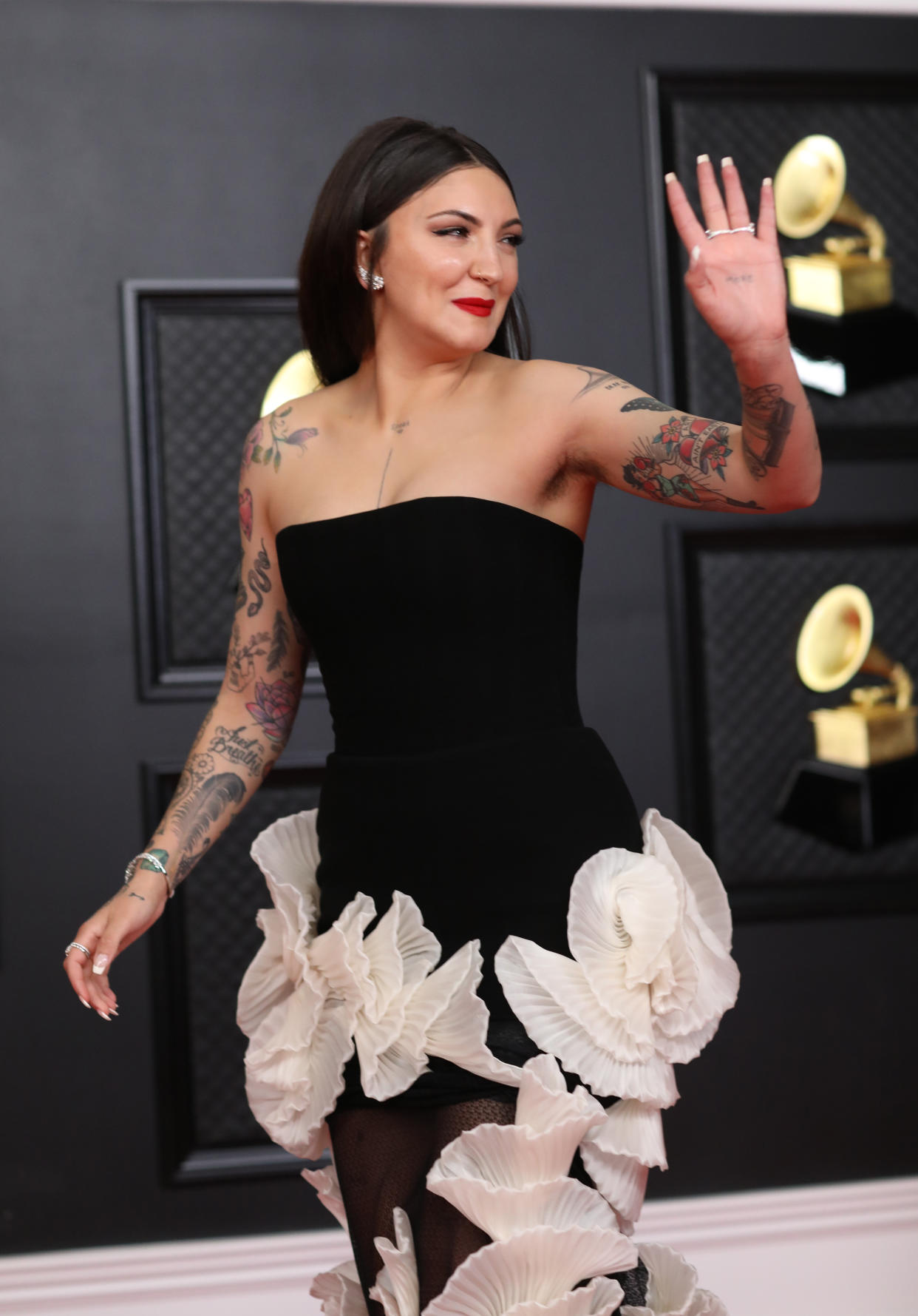 Michaels on the red carpet at the 63rd Annual Grammy Awards on Mar. 14, 2021. (Photo: Getty Images)