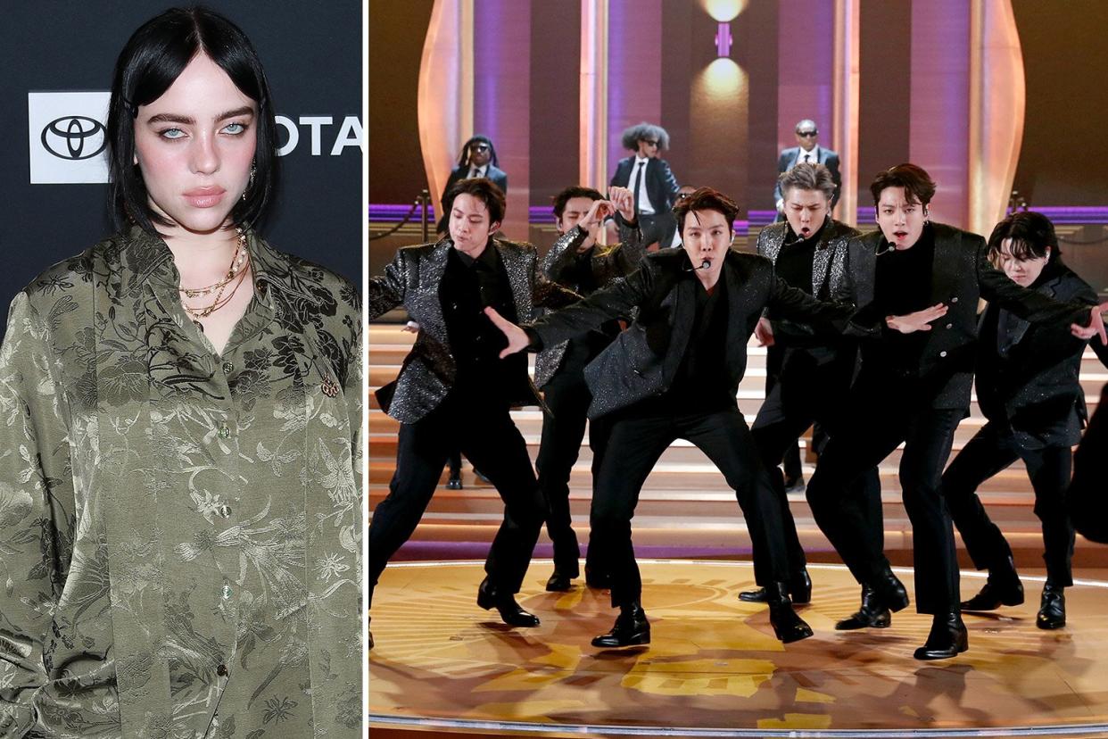 Billie Eilish and BTS