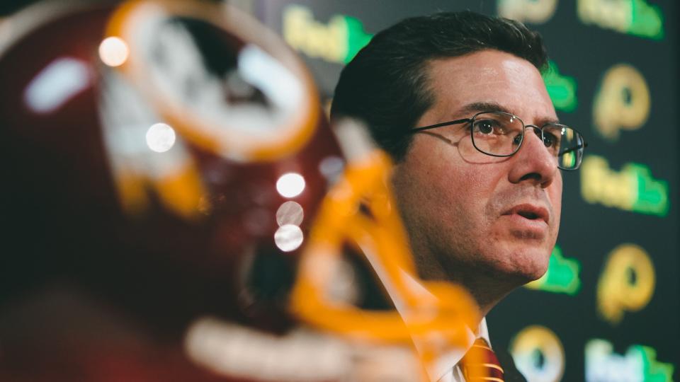 Dan Snyder Washington Redskins owner Dan Snyder, speaks to the media during a news conference, in Ashburn, Va.