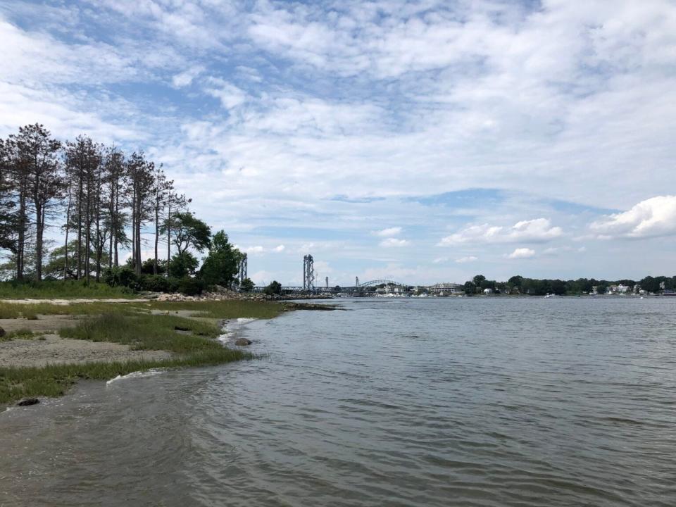 The New Hampshire Department of Environmental Services is contracting with Woods Hole Group to create a hydrodynamic coastal flood risk model. Pictured is the Piscataqua River off the coast of Portsmouth.