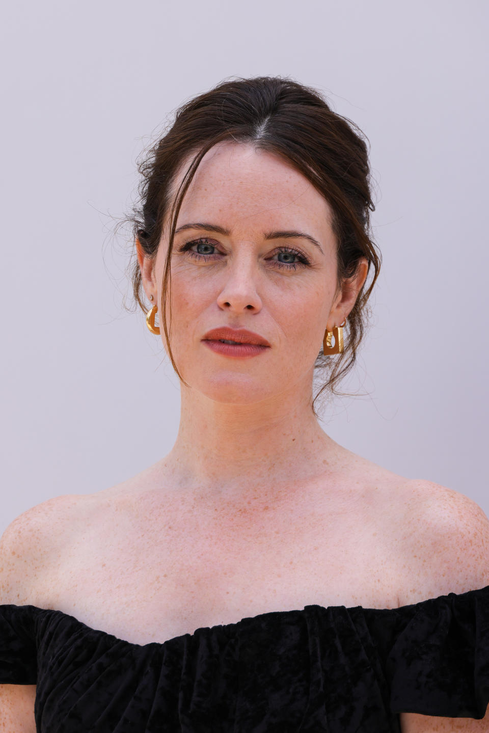 Closeup of Claire Foy