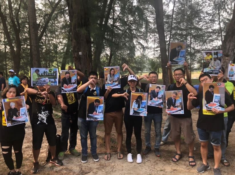 An anti-Lynas rally in Taman Gelora, Kuantan August 18, 2019. — Picture via Facebook