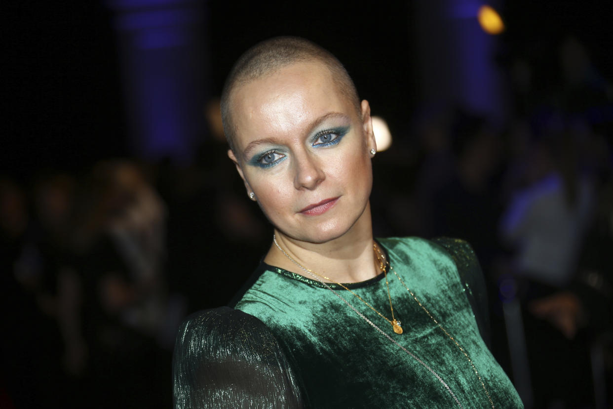 Actress Samantha Morton poses for photographers upon arrival at the British Independent Film Awards in central London, Sunday, Dec. 2, 2018. (Photo by Joel C Ryan/Invision/AP)