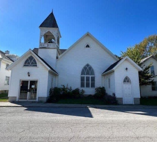 The new home to the Stemtown Historical Society, in Green Springs, used to be the Calvary United Methodist Church. The society is making improvements to prepare for opening at the new site.