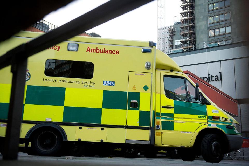 The London Ambulance paramedic was flagged down on her way to a 999 call. (Getty Images)