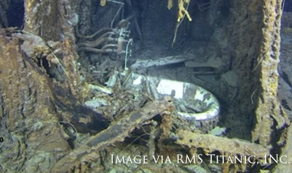 That Titanic bathtub pictured in 2010 (RMS Titanic)