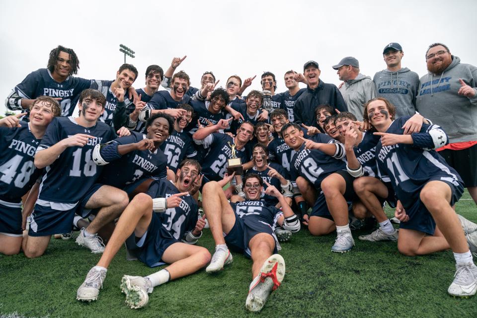 Pingry and Bridgewater Raritan high school boys lacrosse teams met Saturday afternoon at the field at Torpey Athletic Complex in Bridgewater.