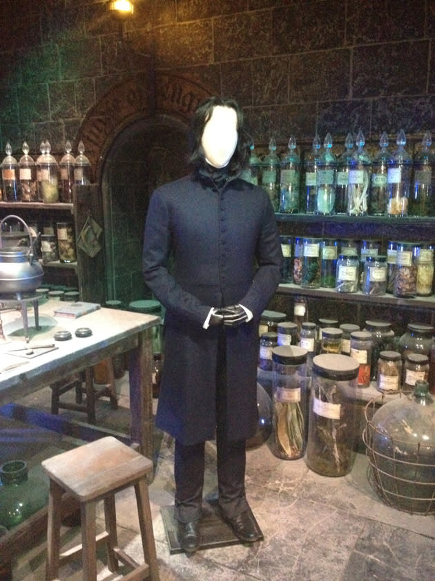 <b>Harry Potter Studio Tour</b><br><br> Professor Snape in the potions classroom. <br><br>[Related feature: <a href="http://uk.movies.yahoo.com/harry-potter-studio-tour-review.html" data-ylk="slk:Harry Potter Studio Tour review;elm:context_link;itc:0;sec:content-canvas;outcm:mb_qualified_link;_E:mb_qualified_link;ct:story;" class="link  yahoo-link">Harry Potter Studio Tour review</a>]
