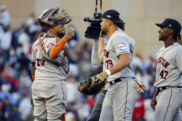 Astros hit 4 homers, with a pair by Abreu, to rout Twins 9-1 and take 2-1  ALDS lead MLB - Bally Sports