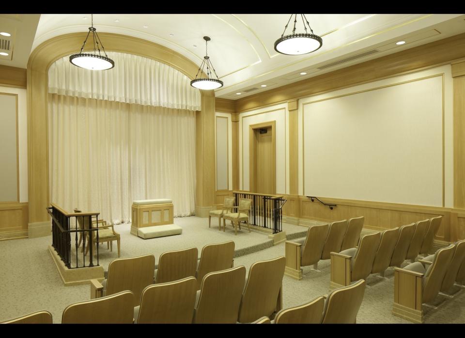 An ordinance room in the Kansas City Missouri Temple.