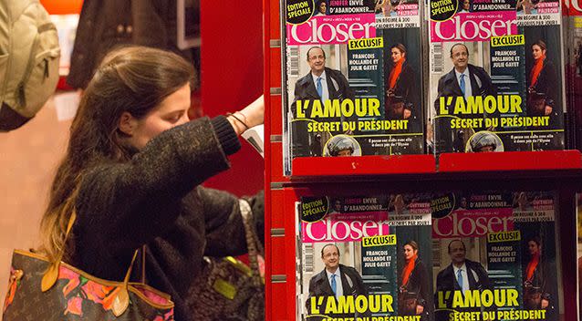 French magazine Closer were the first to reveal the alleged affair. Photo: Getty Images