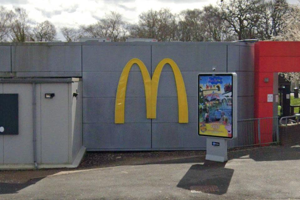 Daily Echo: The McDonald's is located inside a Roadchef