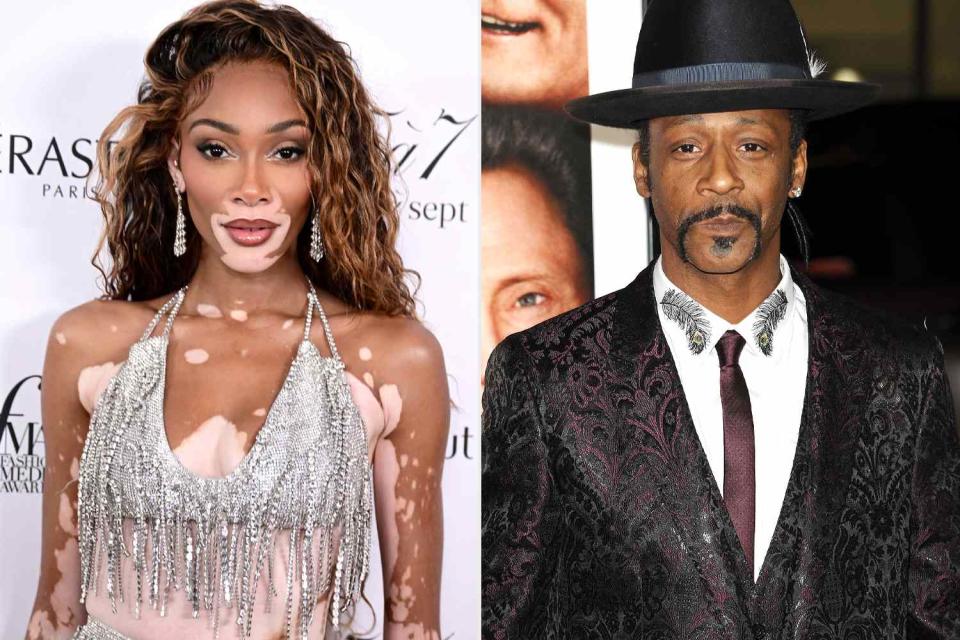 <p>Dave Kotinsky/Getty; Jason LaVeris/FilmMagic</p>  Winnie Harlow; Katt Williams