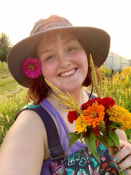 Over the 2021 summer, Cheyanne Dierickx, a 2017 Abingdon-Avon High School graduate, interned with the University of Illinois Extension's Local Food Systems and and Small Farms unit in Champaign.