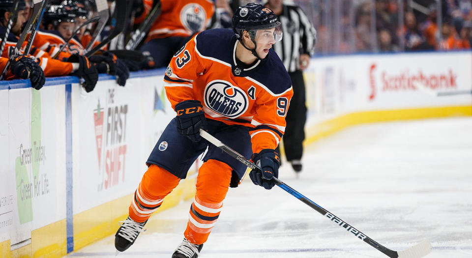The Oilers need to put Ryan Nugent-Hopkins in a better position to succeed. (Codie McLachlan/Getty Images)