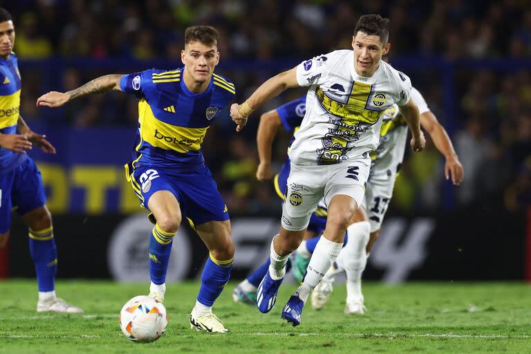 En el partido de la primera vuelta entre Sportivo Trinidense y Boca, el xeneize ganó 1 a 0 gracias a un gol de Aaron Anselmino